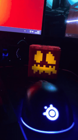 Świecąca dynia z Minecraft!