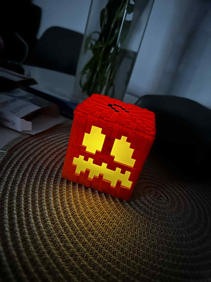Świecąca dynia z Minecraft!